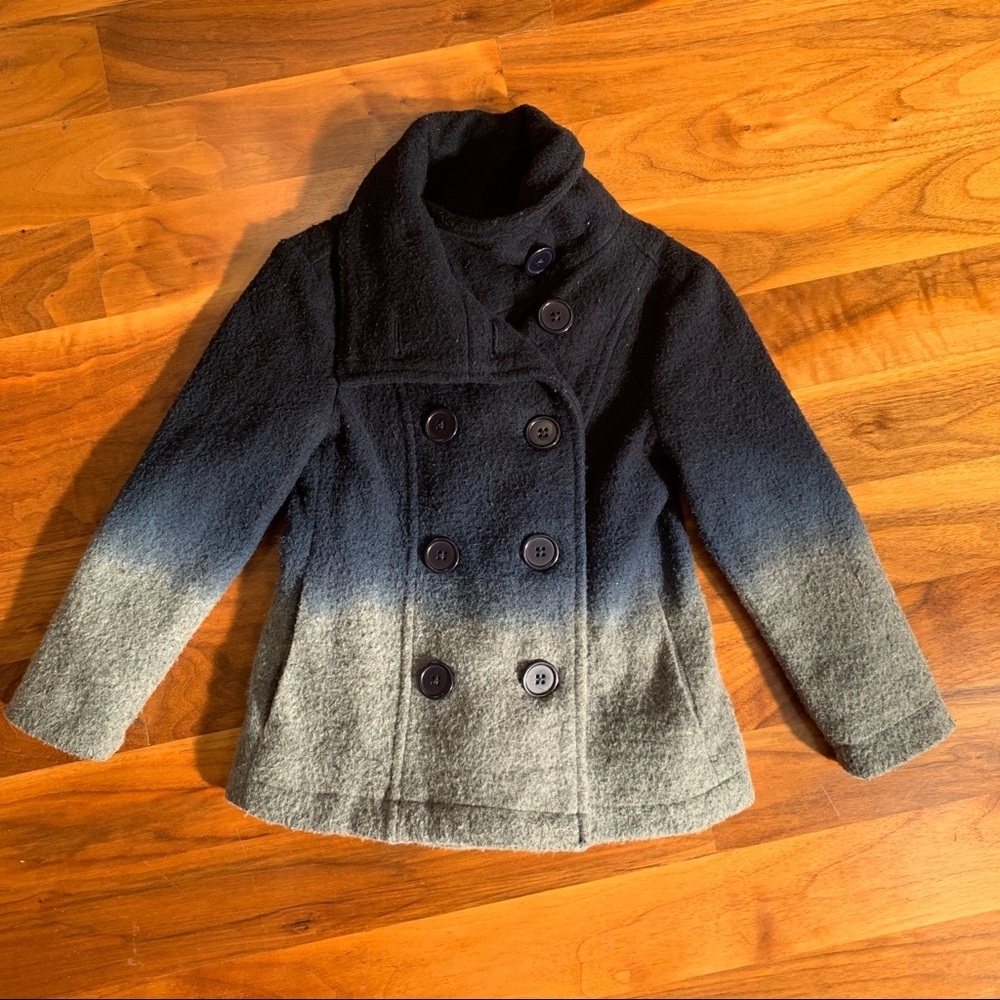 Splendid Ombré wool blend pea coat